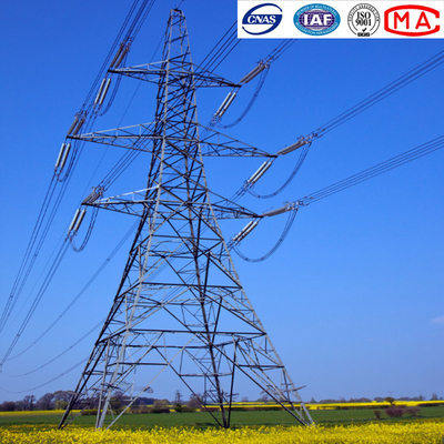 Doppelleitungs-Winkeleisen-Energie-Freileitungsmast