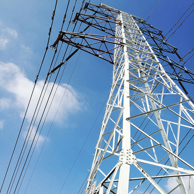 Fernleitung galvanisierter Stahlgittermast 132kv