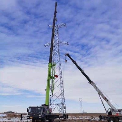 Galvanisierter Angel Steel Pole Power Transmissions-Turm