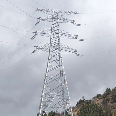 Ärger-Stahl-Gitter-Mast für Getriebe 110kV 132kV Electric Power