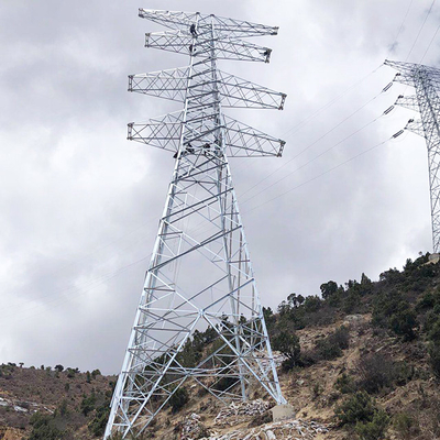 Starker Wind-Toleranz vergittern Winkeleisen-Turm Q355 Q255