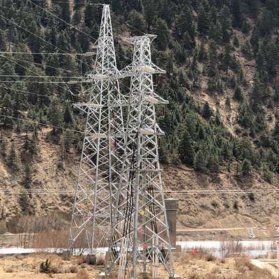 Starker Wind-Toleranz vergittern Winkeleisen-Turm Q355 Q255