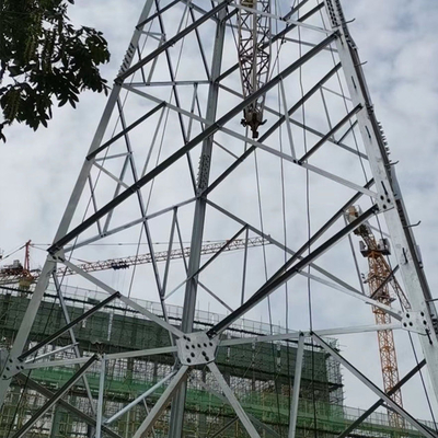 Fernleitung galvanisierter Gitter-Mast des Winkeleisen-110kV