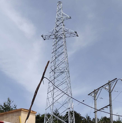 mit Beinen versehener eckiger zellulärer StahlFreileitungsmast 110kV 132kV 4