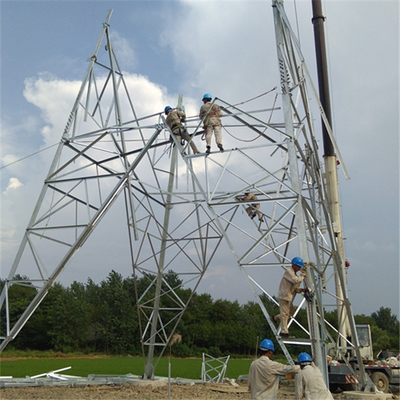 Gitter-Freileitungsmast des Winkeleisen-Q355B Q255B 110KV