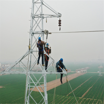 Winkeleisen-Electric Power-Turm 132KV OHTL Standort galvanisierter