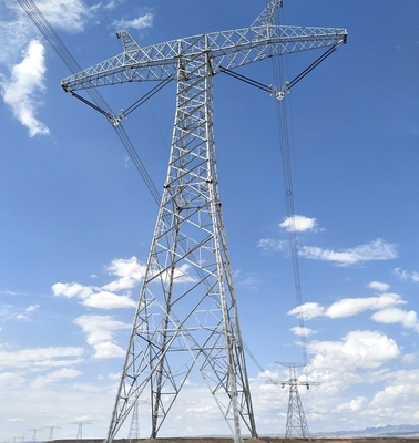 Galvanisierter Freileitungsmast des Winkeleisen-11KV 33KV 132KV 220KV