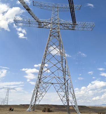 Obenliegende Linie Stahl Q235 Q345 Q420 132 KV-Turm