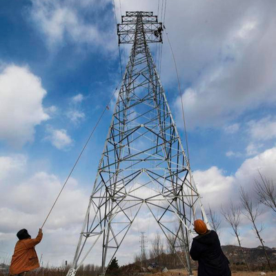 Heißes Bad galvanisierte Angel Steel 132 KV-Fernleitungs-Turm