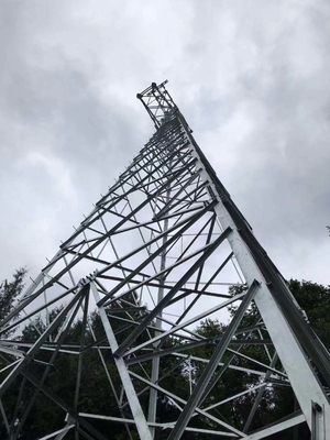 ASTM123 galvanisierte 110KV Netzverteilungs-Stahlgittermast