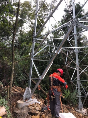 Winkeleisen-Pylonfreileitungsmast 110KV HDG