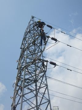 Galvanisierter Stahlturm der Doppelleitungs-Q345 für Fernleitung 33KV