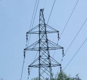 11 - Gitter-elektrischer Freileitungsmast des Winkeleisen-500KV