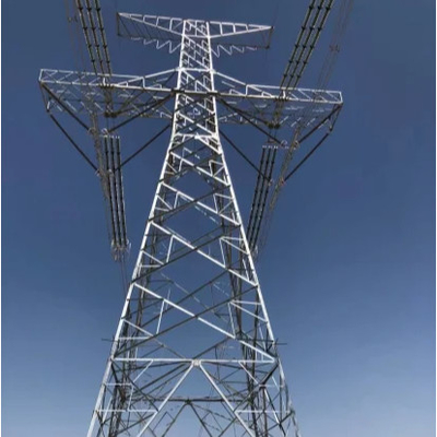 11 - Gitter-elektrischer Freileitungsmast des Winkeleisen-500KV