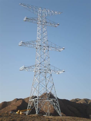 Gitter-Stahlhochspannungsleitungs-Türme 33KV 130KV 500KV