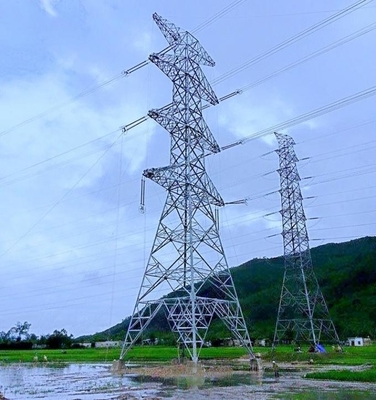 110KV Stahlgittermaste der Telekommunikations-Q235 Q345 Q420