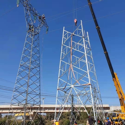 Galvanisierte heißes Bad 115KV Telekommunikations-Stahlturm