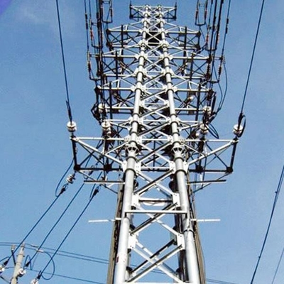 Stahlgitter-Freileitungsmast 220kv HDG Q235B Q345B