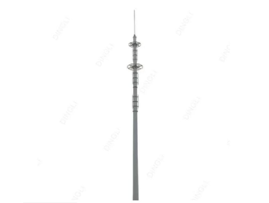 Heißes Bad galvanisierte Q345B-Telekommunikations-Antennenmast 100m