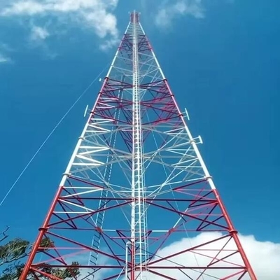 Bein-selbsttragender Gittermast des Soem-Ärger-Stahl-3 für Telekommunikation