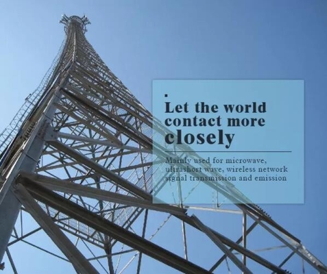 Galvanisierter G-/Mantennen-Monopole Telekommunikations-Stahlturm