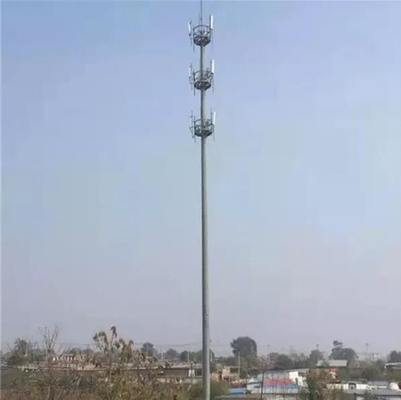 Haltbare 10 - ragen Monopole Telekommunikation 750KV genehmigtes ASTM hoch