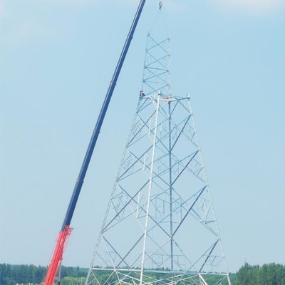 Mit Beinen versehener selbsttragender galvanisierter Stahlturm der Telekommunikations-4