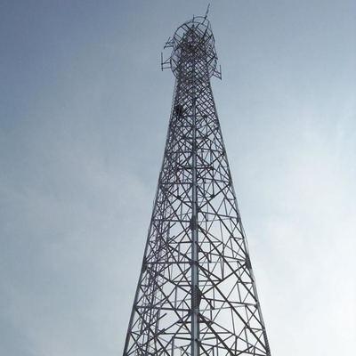 Galvanisierte ASTM A123 vergittern Röhrenwinkeleisen-Telekommunikation hochragen