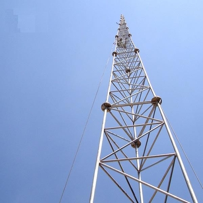 Galvanisierte Stahl- Röhren-25m Gitter-Telekommunikation ragen hoch