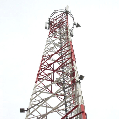 Galvanisierter Struktur-Freileitungsmast des Gitter-220kv für Kommunikation