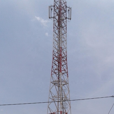 4 Bein-selbsttragende Telekommunikations-Stahlturm mit Fall-Festnahme