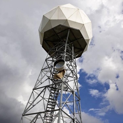 Telekommunikations-Turm der Antennen-110KV galvanisierte eckige Stahlradar-Struktur