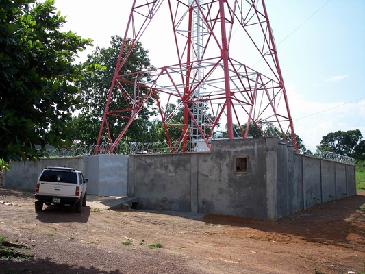 G-/Mstahlantennenmast Sst vier mit Beinen versehene eckige bewegliche Q355B