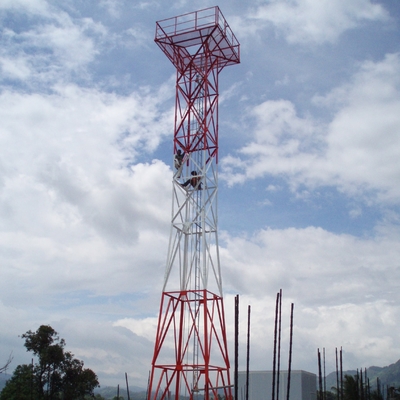 G-/Mstahlantennenmast Sst vier mit Beinen versehene eckige bewegliche Q355B