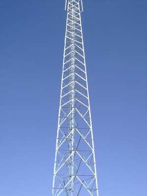 Röhrentelekommunikations-Stahlturm-heißes Bad galvanisierte Q355