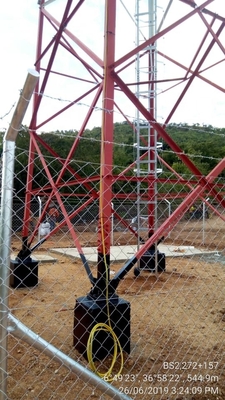 Bewegliches Dreieck-Monopole Stahlturm WiFis galvanisierte selbsttragendes