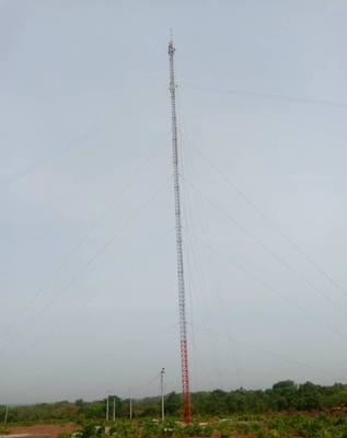 Galvanisiertes selbsttragender Monopole Turm-Stahldreieck