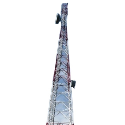 Eckiger 100M Gsm Antenna Tower Mast und Klammer-Luftfahrt-Hindernisfeuer