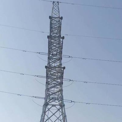 Q355B-galvanisierte Stahlfernleitungs-Turm Electric Power