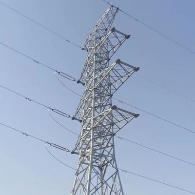 Elektrisches des Hochspannungsleitungs-Winkeleisen-Turm-Q235B galvanisiert
