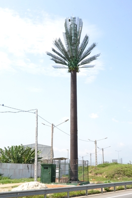 Turm-Stahlpalme Q235B tarnte Monopole galvanisierte
