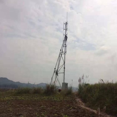 Stahl-heißes Bad Q355 galvanisierte Guyed-Mast für Telekommunikation