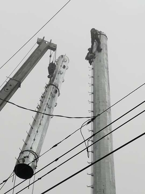 Stahlturm der Stahl-Telekommunikations-Q235 mit dem heißen Bad galvanisiert