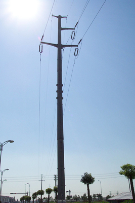 Monopole Mikrowellen-Antennen-Radio- Turm galvanisierte Stahl-Q345