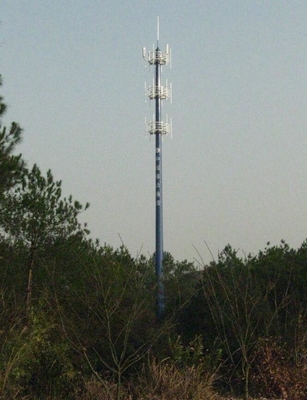 Telekommunikation G-/Mantennen-Monopole Stahlturm mit galvanisiert