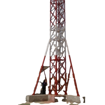Dachspitzen-Telekommunikation ragen mit Klammer-Blitz Rod Fall Arrest Aviation Light hoch