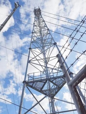 Stahlturm galvanisierte der mit Beinen versehenen Röhrenkommunikations-3