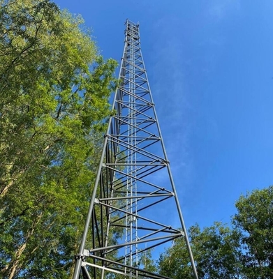 Telekommunikation galvanisierte Stahlmit beinen versehenes Röhren des turm-3
